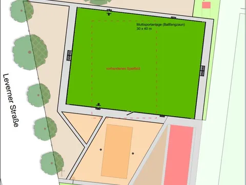 Foto aus dem Beitrag „Spielplatz mit multifunktionalem Kleinspielfeld“